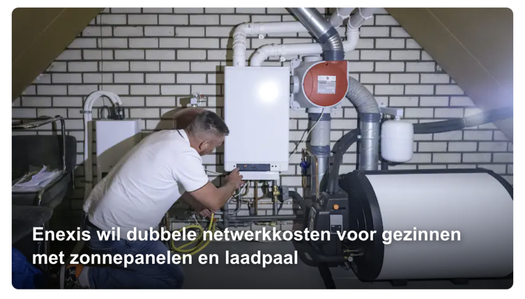 Enexis dubbele netwerkkosten grootverbruikers